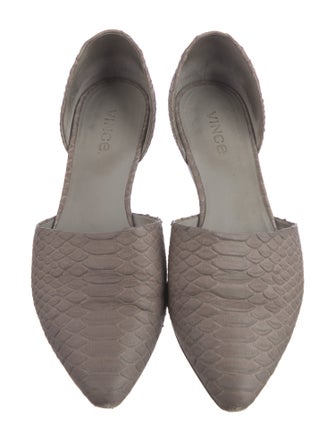 Vince Leather D'Orsay Flats