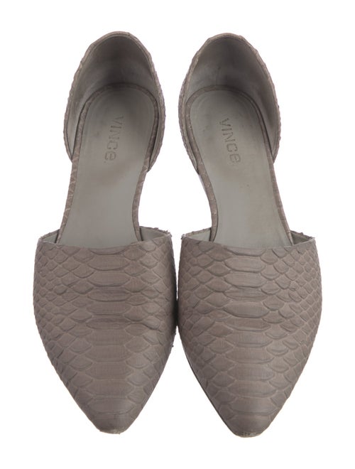 Vince Leather D'Orsay Flats