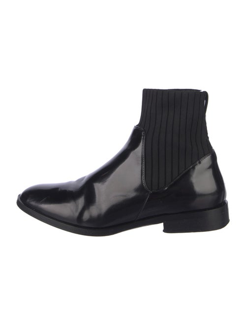 Vince Leather Sock Boots