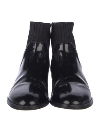 Vince Leather Sock Boots