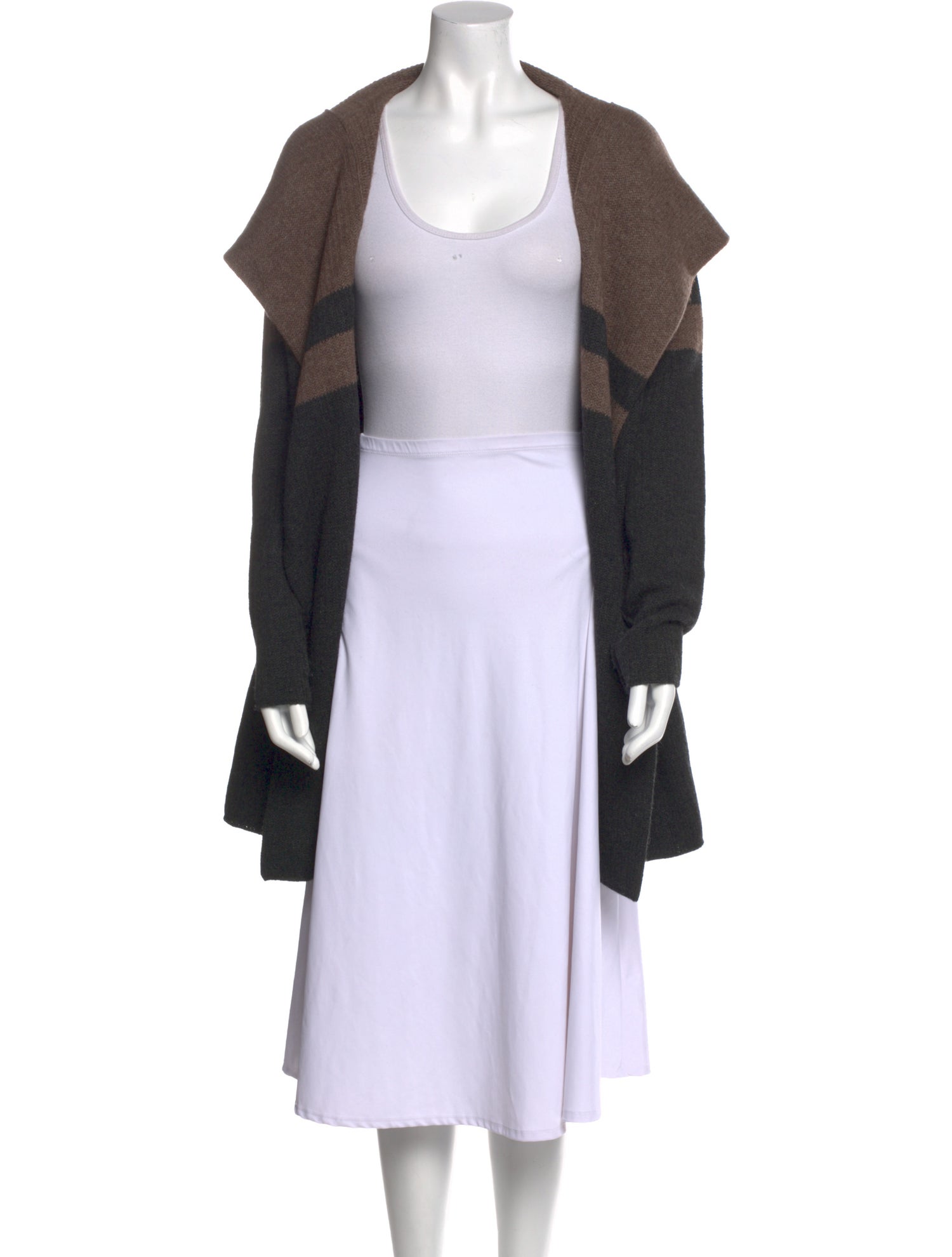 Vince Colorblock Pattern Scoop Neck Sweater