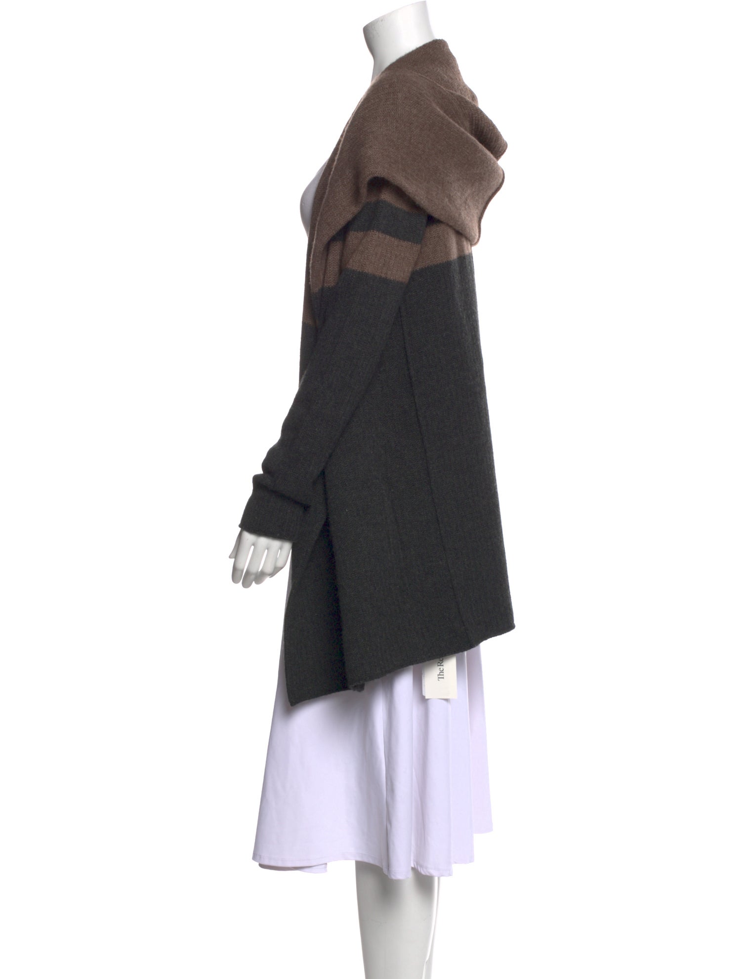 Vince Colorblock Pattern Scoop Neck Sweater