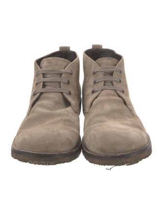 Vince Suede Lace-Up Boots
