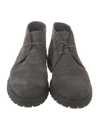 Vince Suede Lace-Up Boots