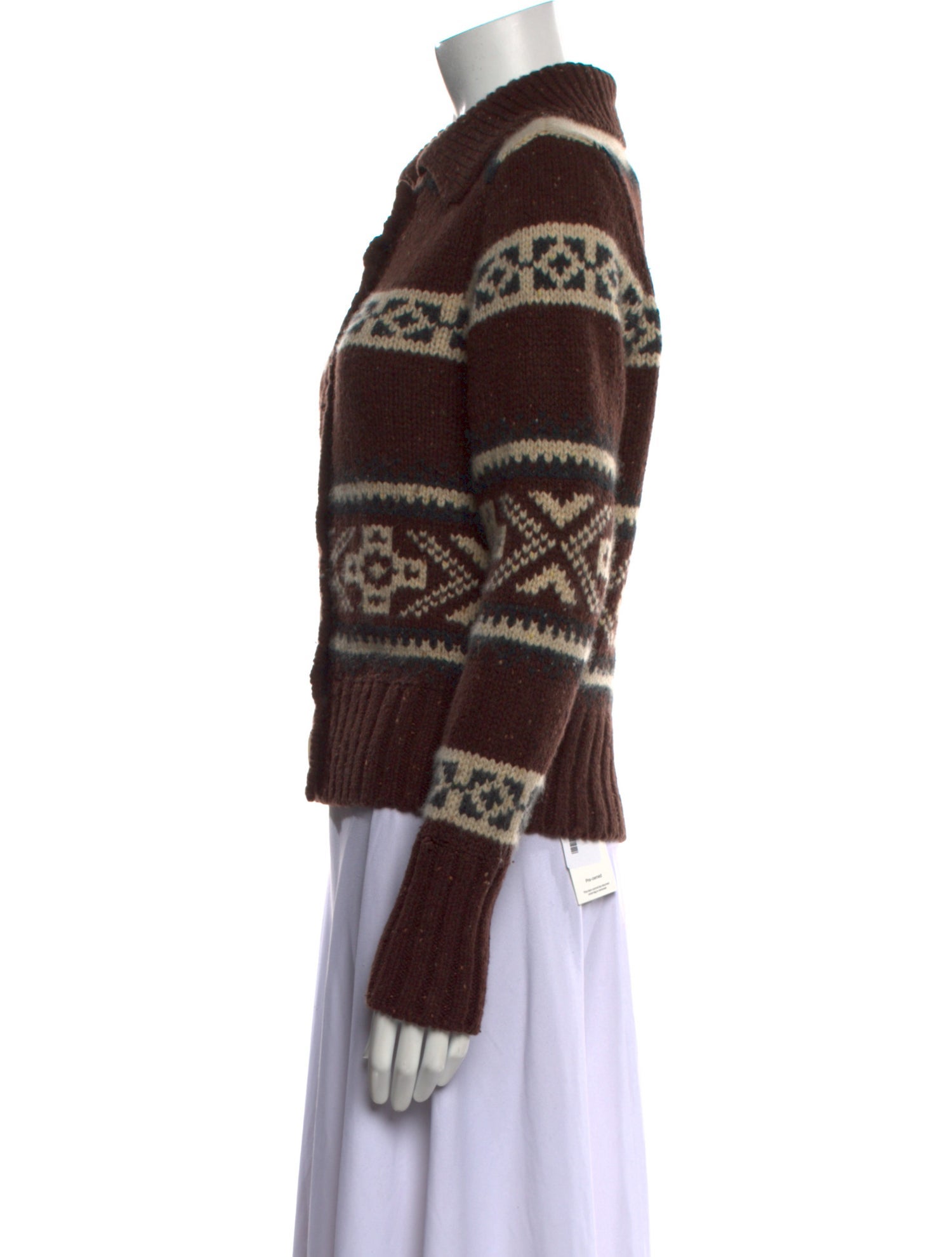 Vince Cashmere Printed Sweater