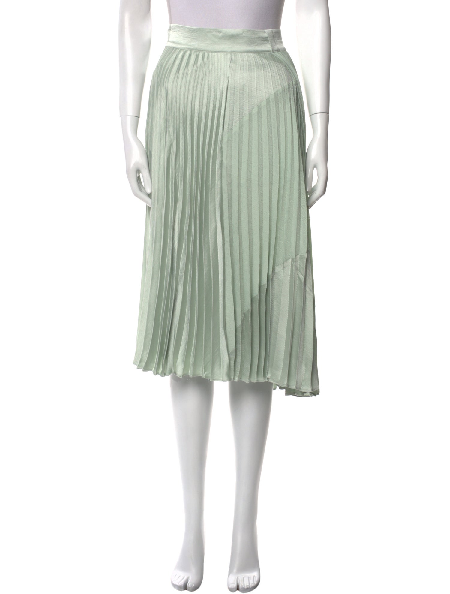 Vince Striped Midi Length Skirt