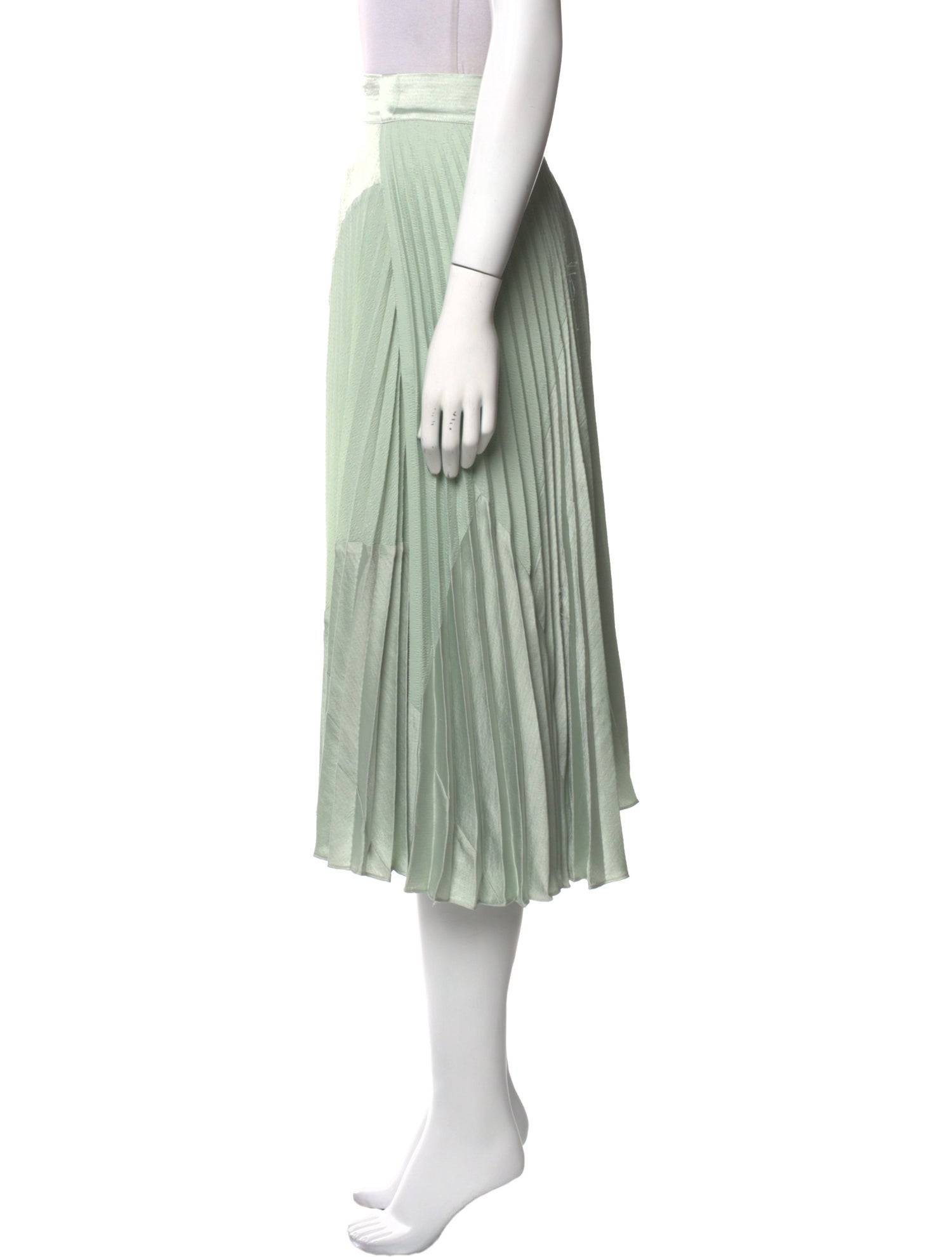 Vince Striped Midi Length Skirt