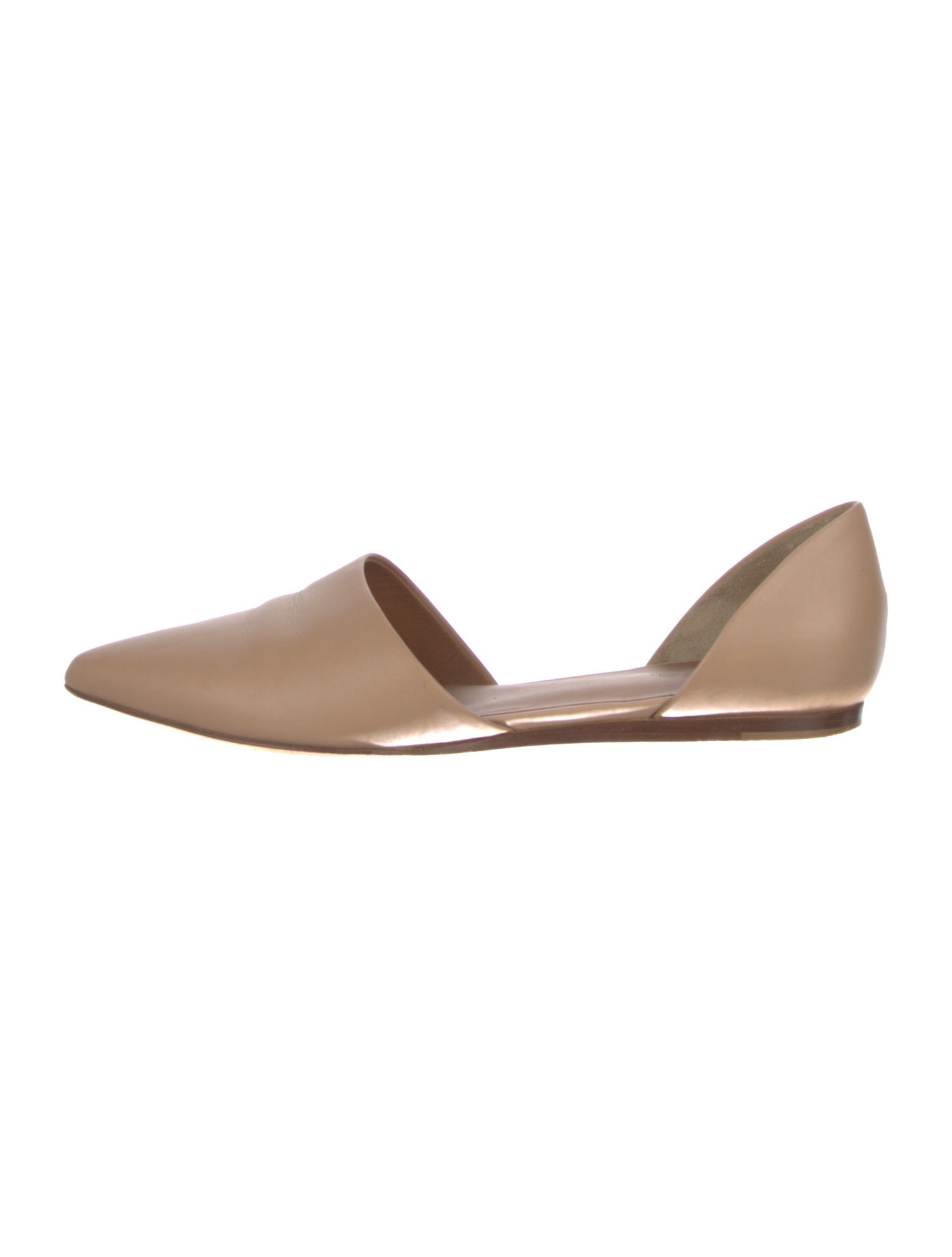 Vince Leather D'Orsay Flats