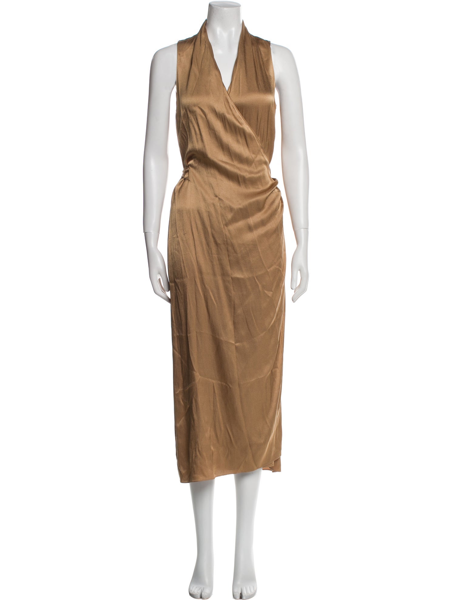 Vince V-Neck Long Dress