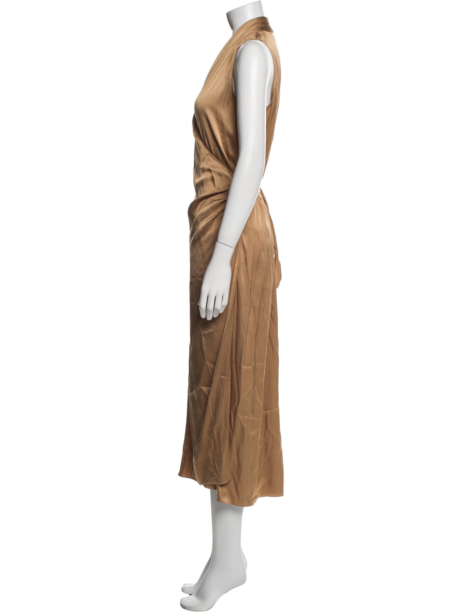 Vince V-Neck Long Dress