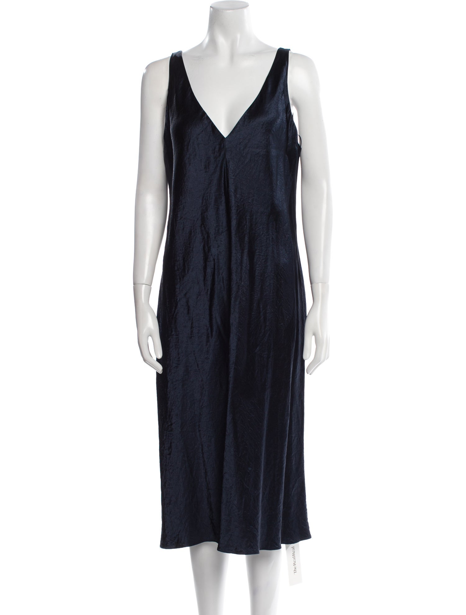 Vince V-Neck Midi Length Dress