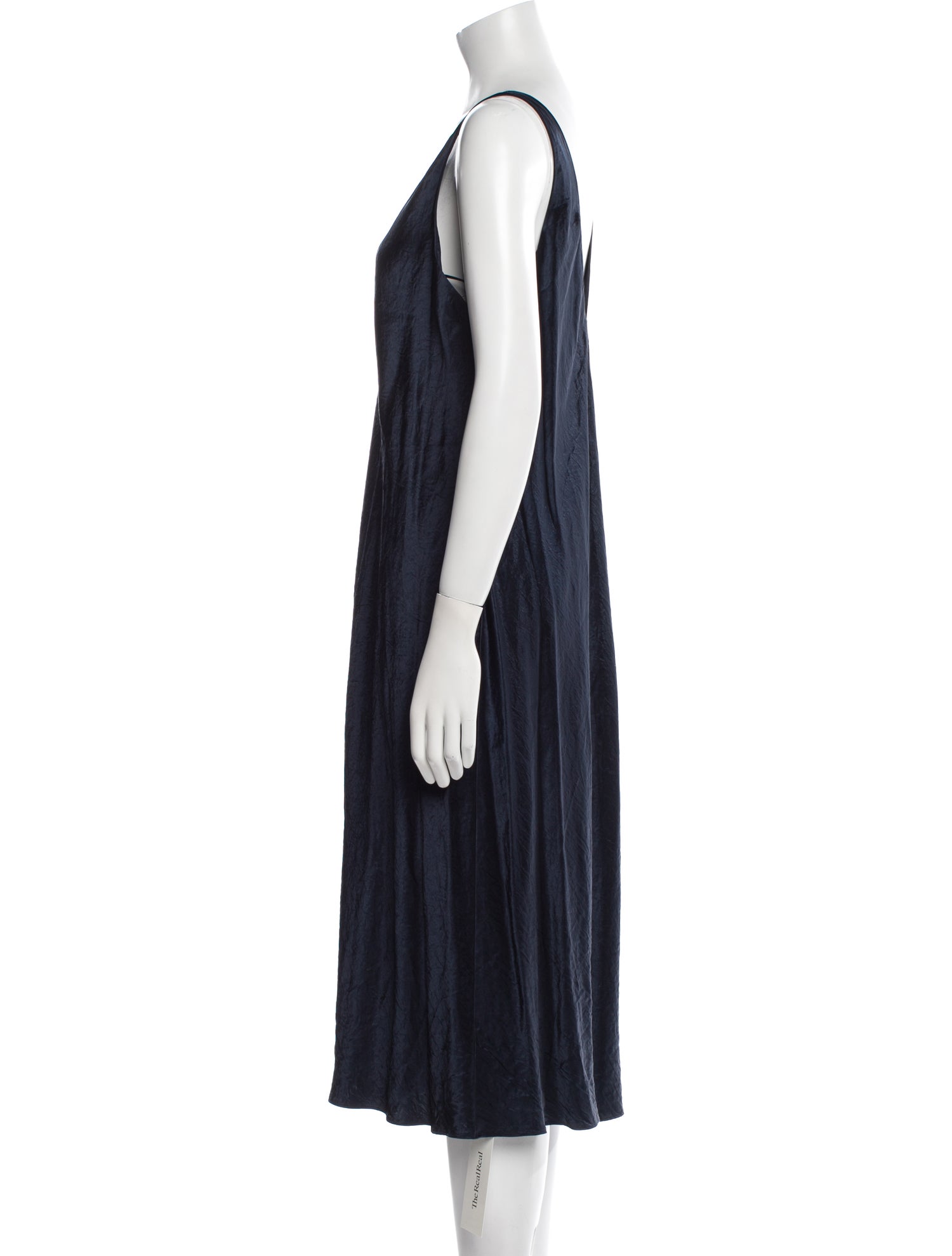 Vince V-Neck Midi Length Dress