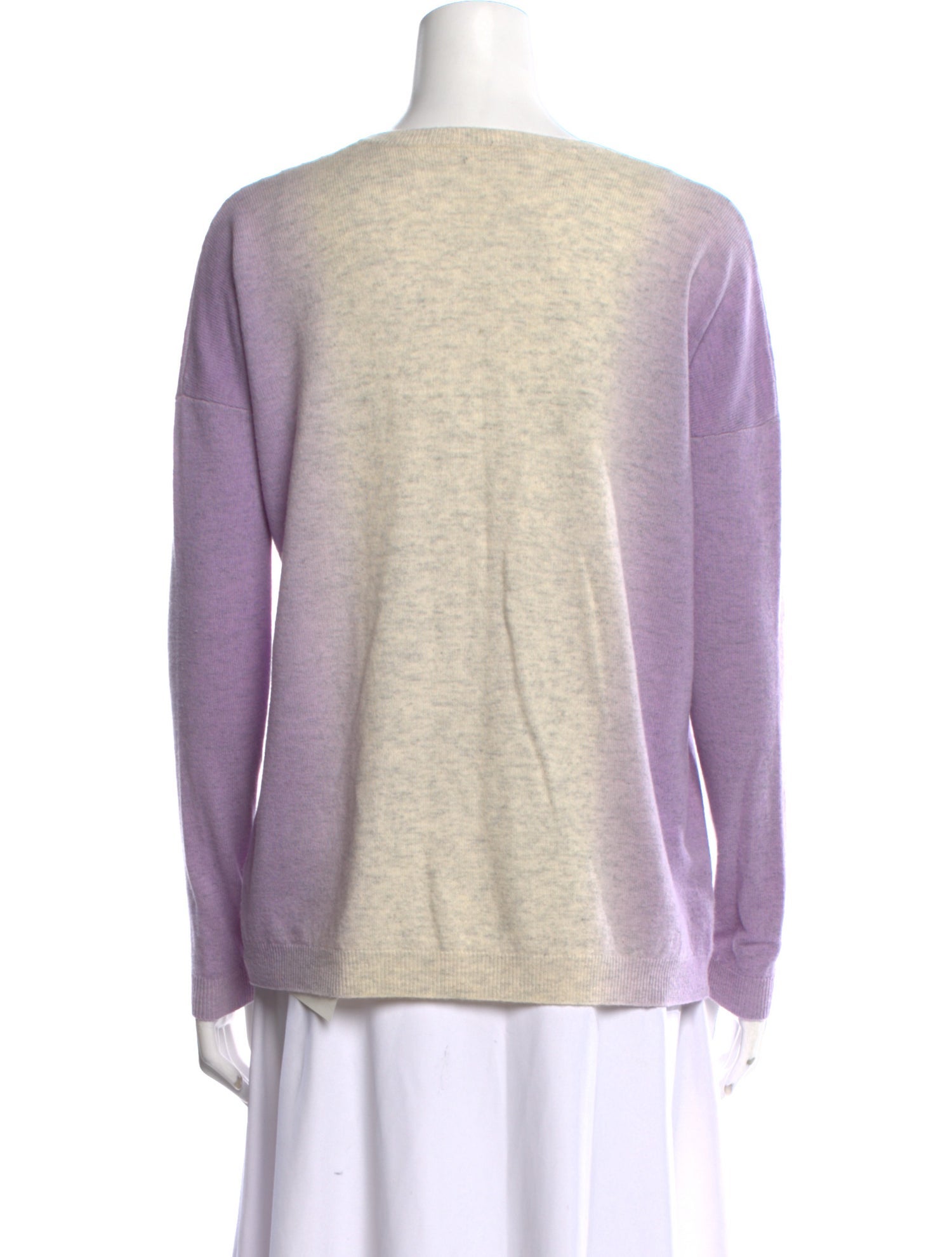 Vince Wool Colorblock Pattern Sweater