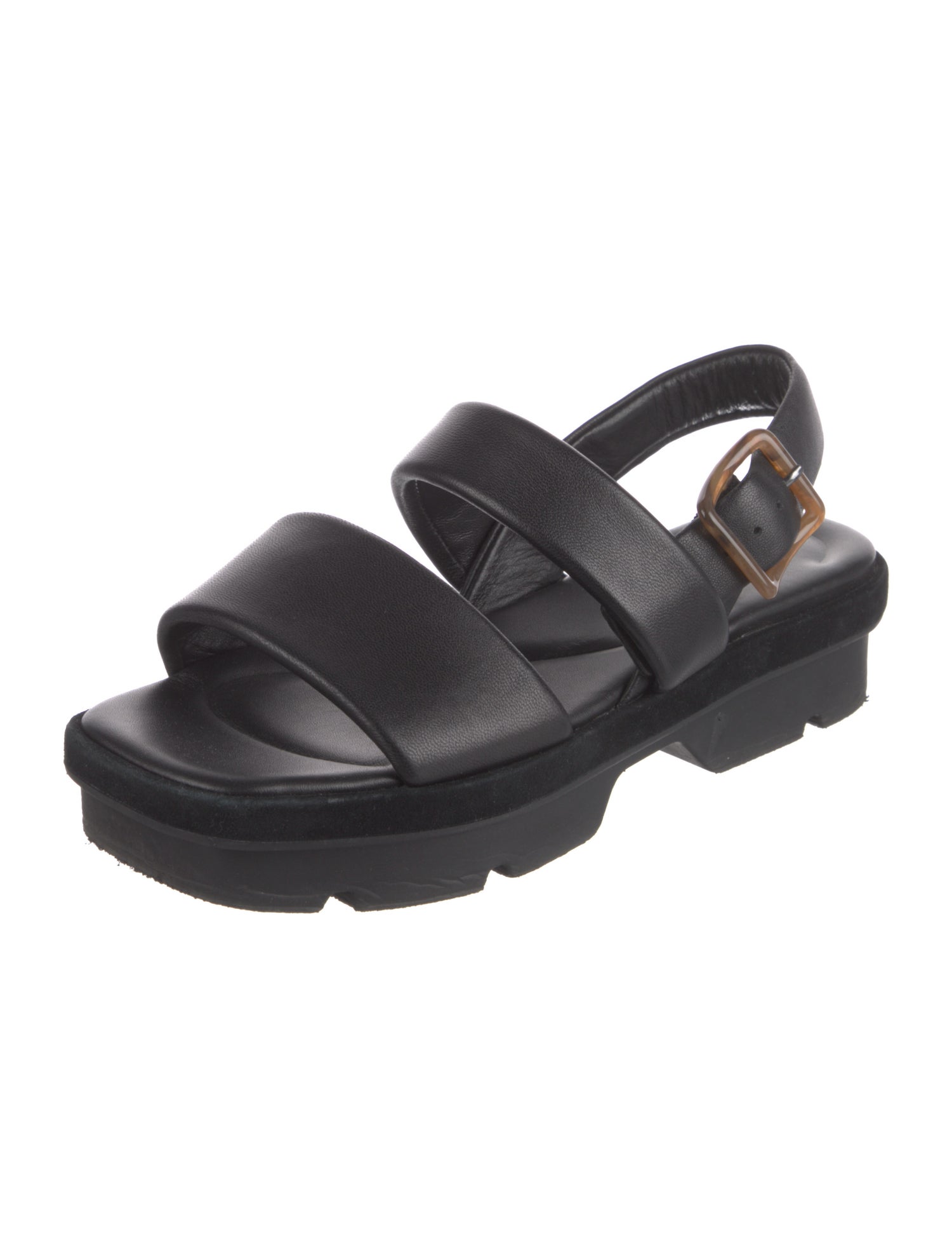 Vince Leather Slingback Sandals