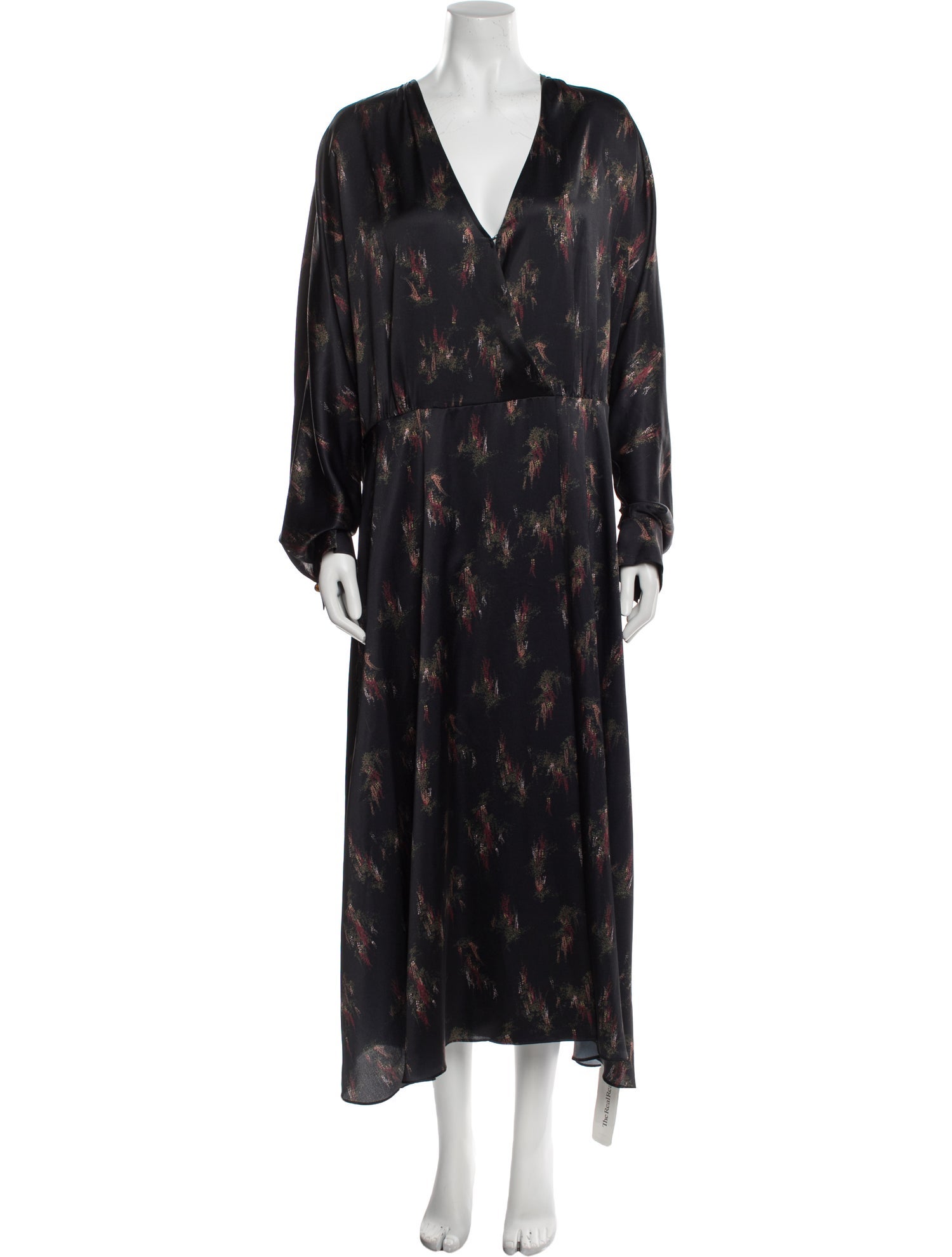 Vince Floral Print Long Dress