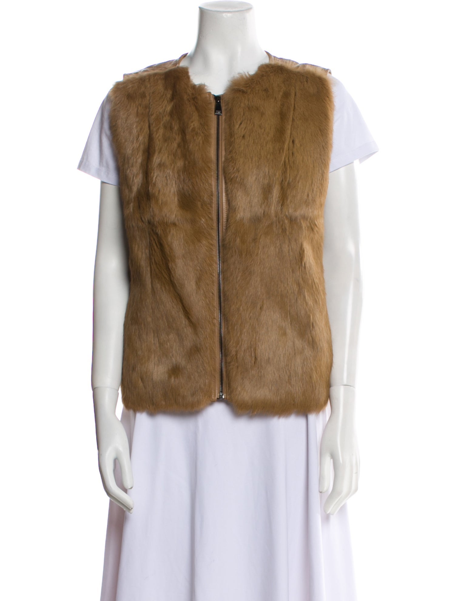Vince Faux Fur Vest