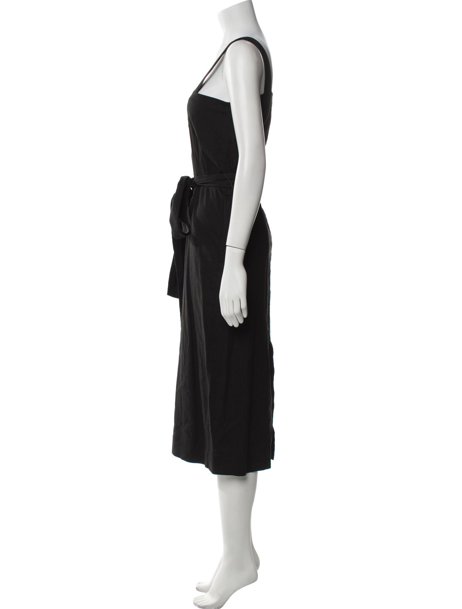 Vince Square Neckline Midi Length Dress