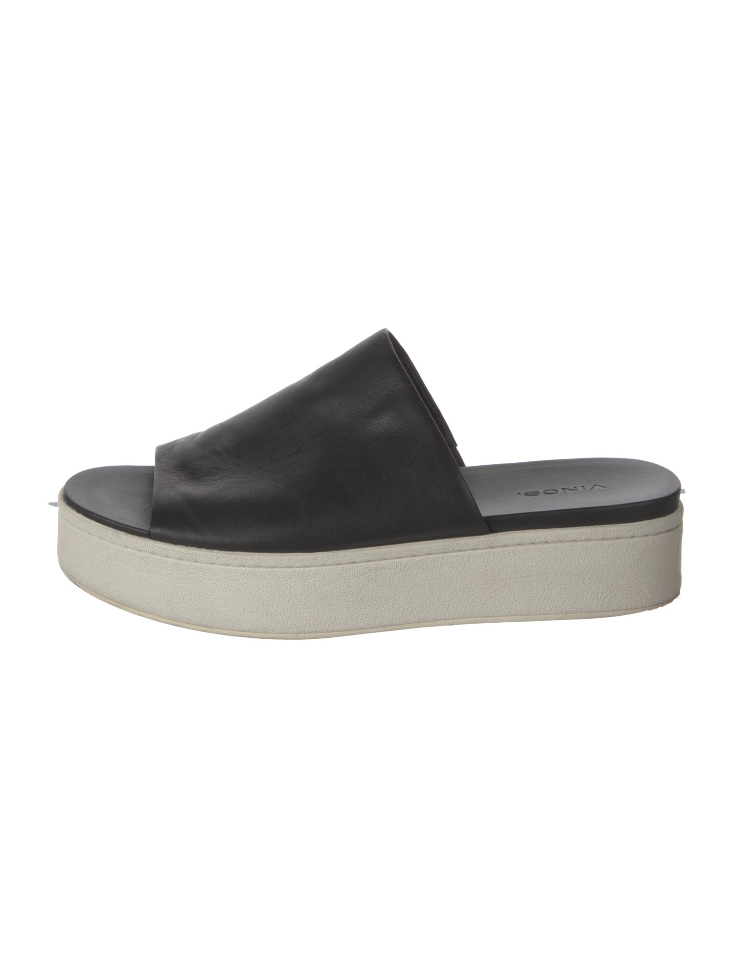 Vince Leather Slides