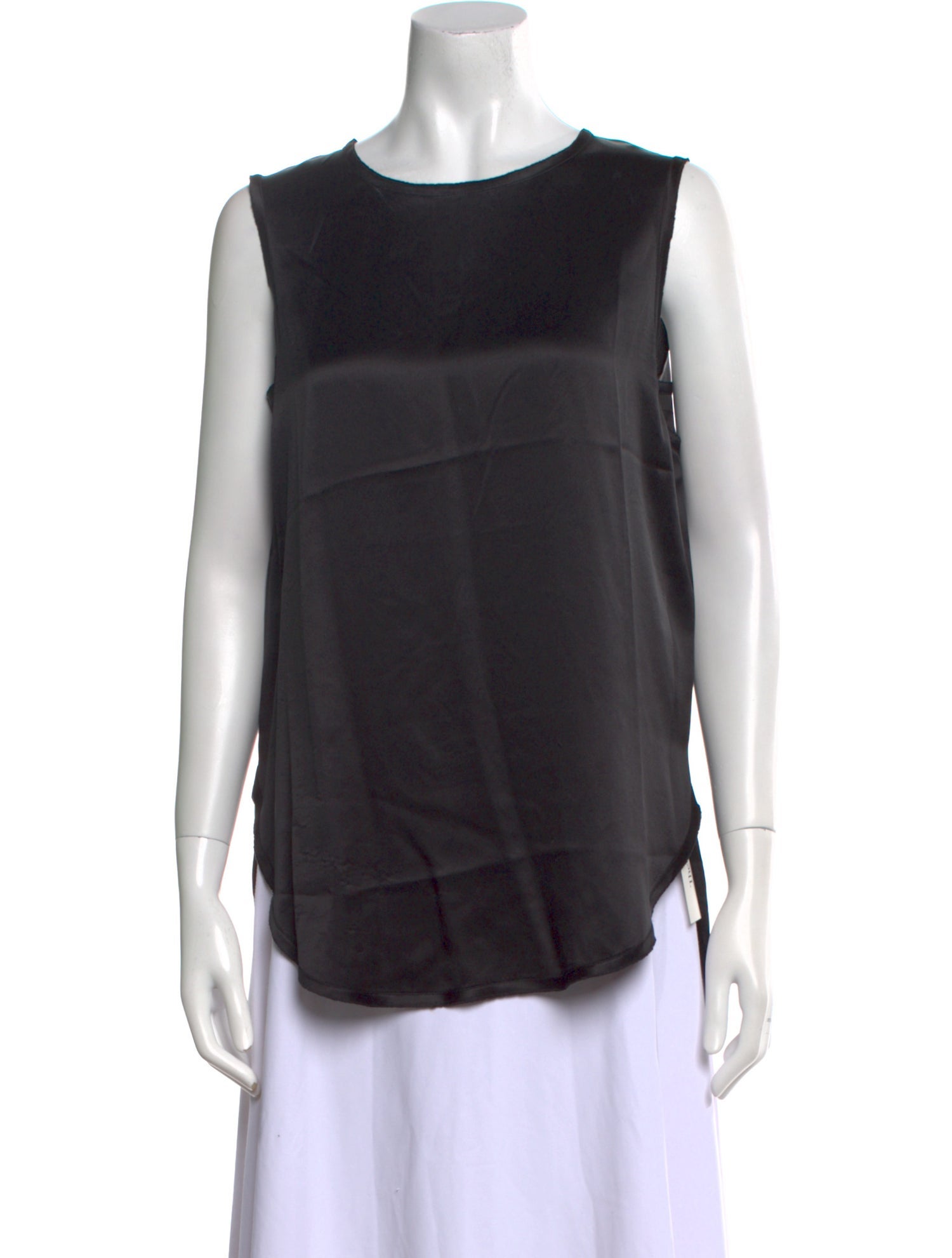 Vince Silk Scoop Neck Top