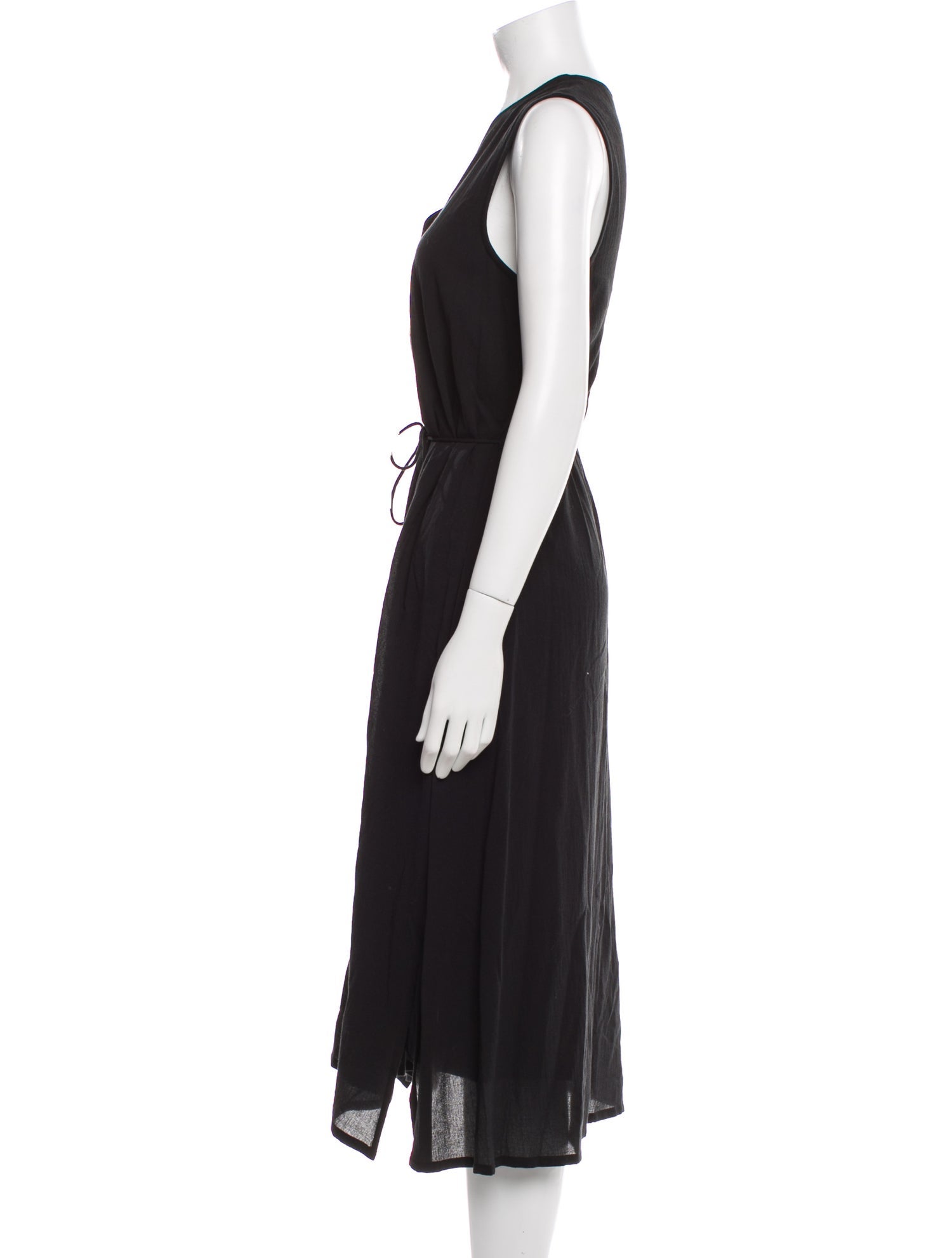 Vince V-Neck Long Dress