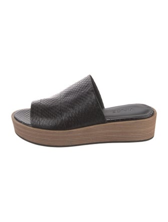 Vince Leather Slides