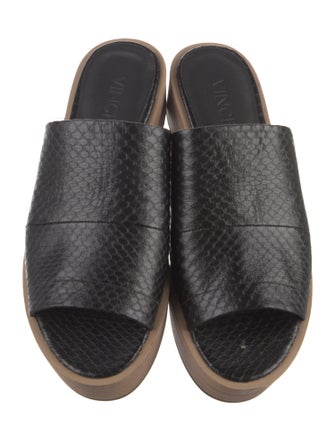 Vince Leather Slides
