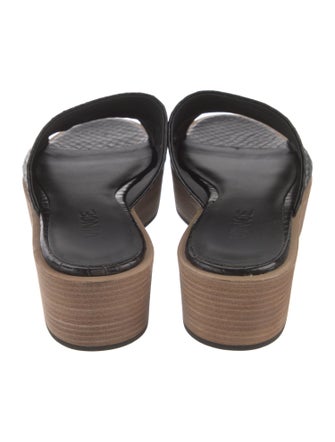 Vince Leather Slides