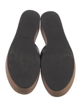 Vince Leather Slides