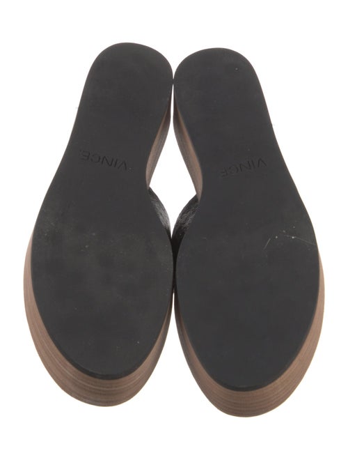 Vince Leather Slides