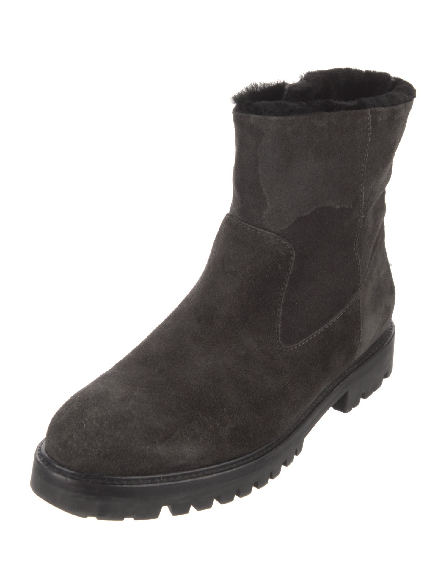 Vince Suede Moto Boots