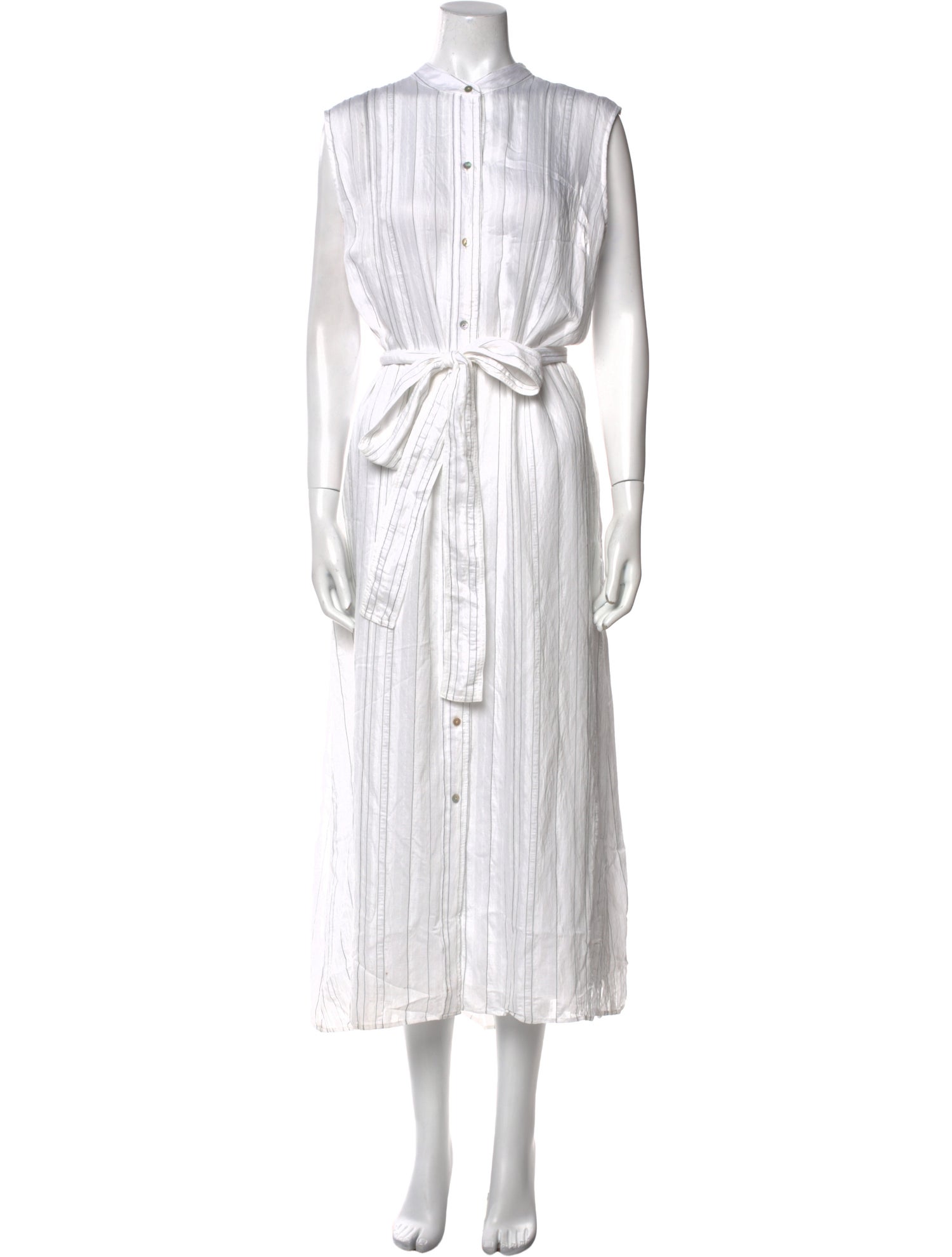 Vince Mock Neck Long Dress