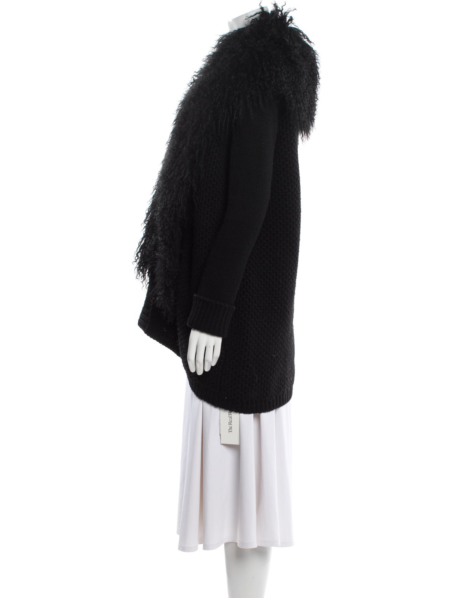 Vince Wool Fur Coat