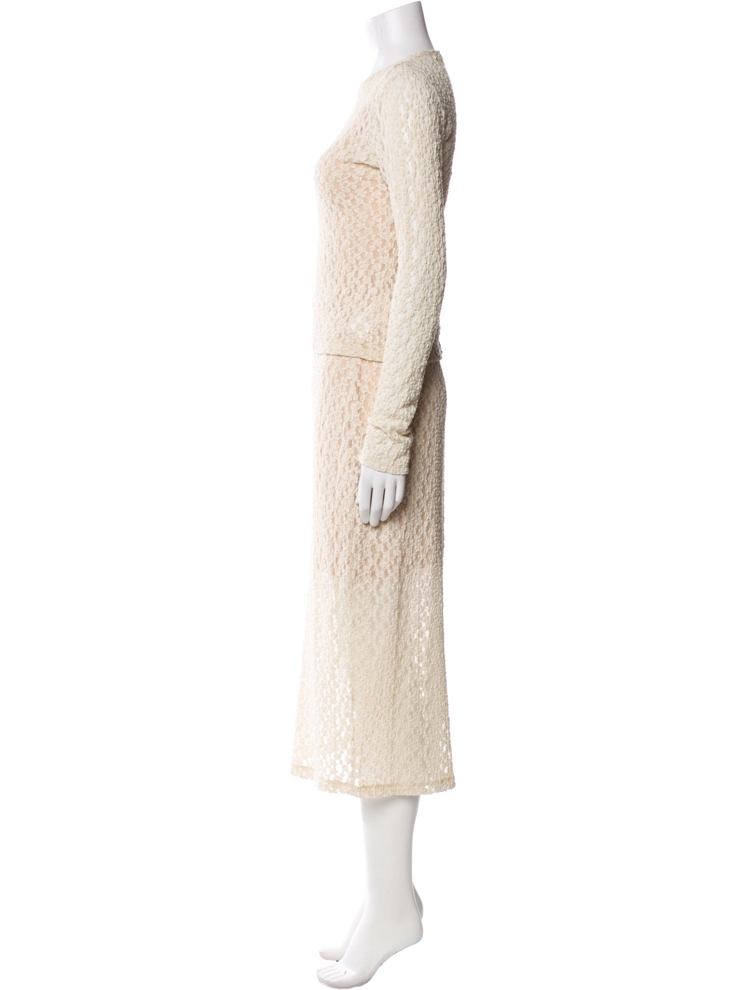 Vince Lace Pattern Skirt Set w/ Tags