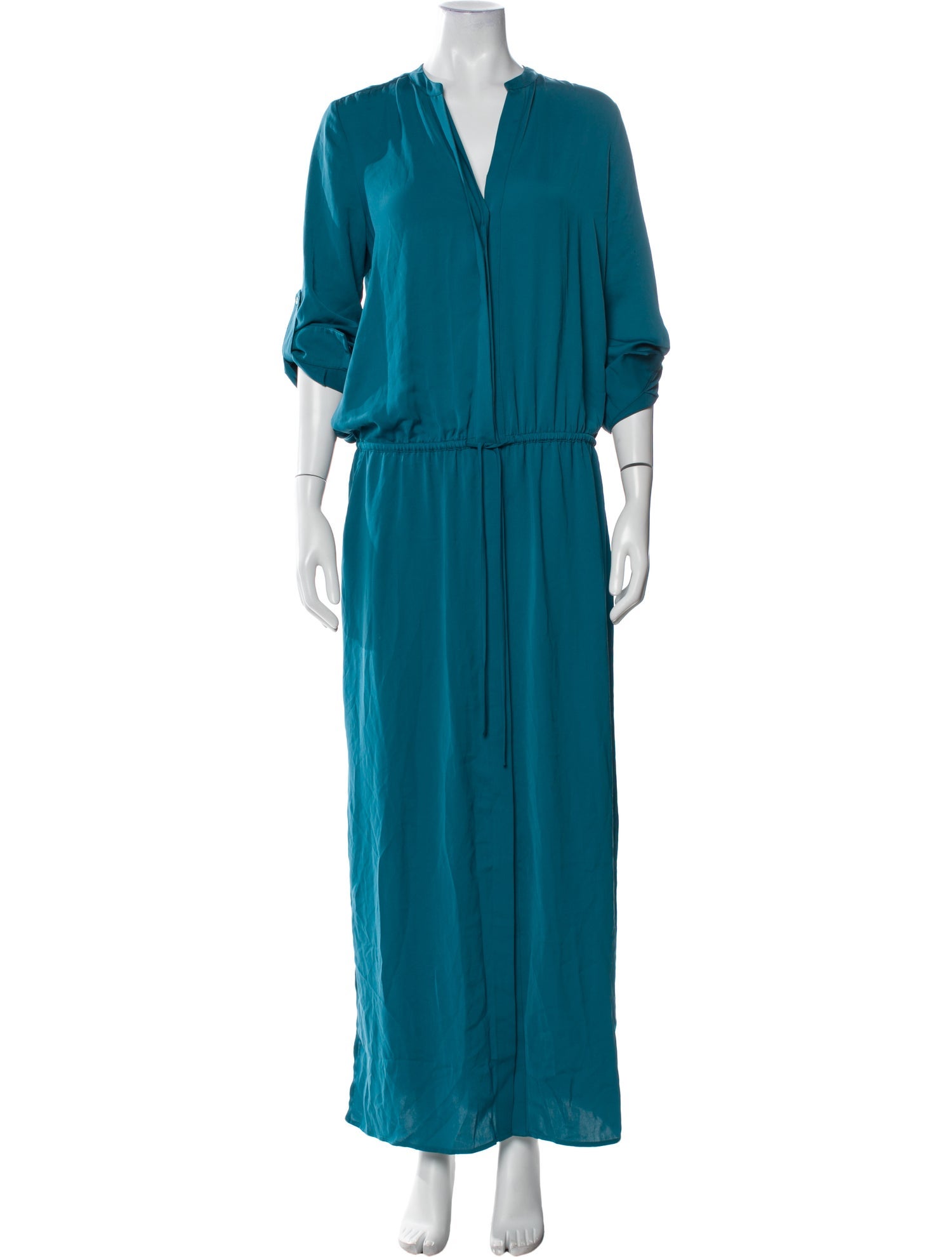 Vince V-Neck Long Dress