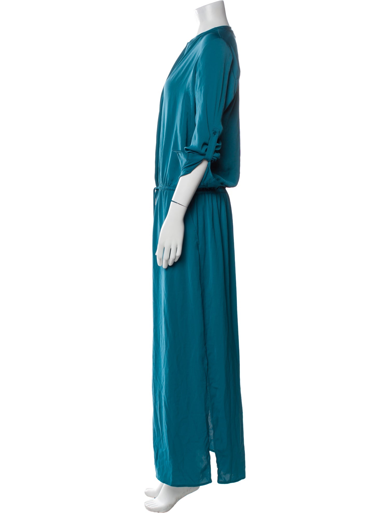Vince V-Neck Long Dress