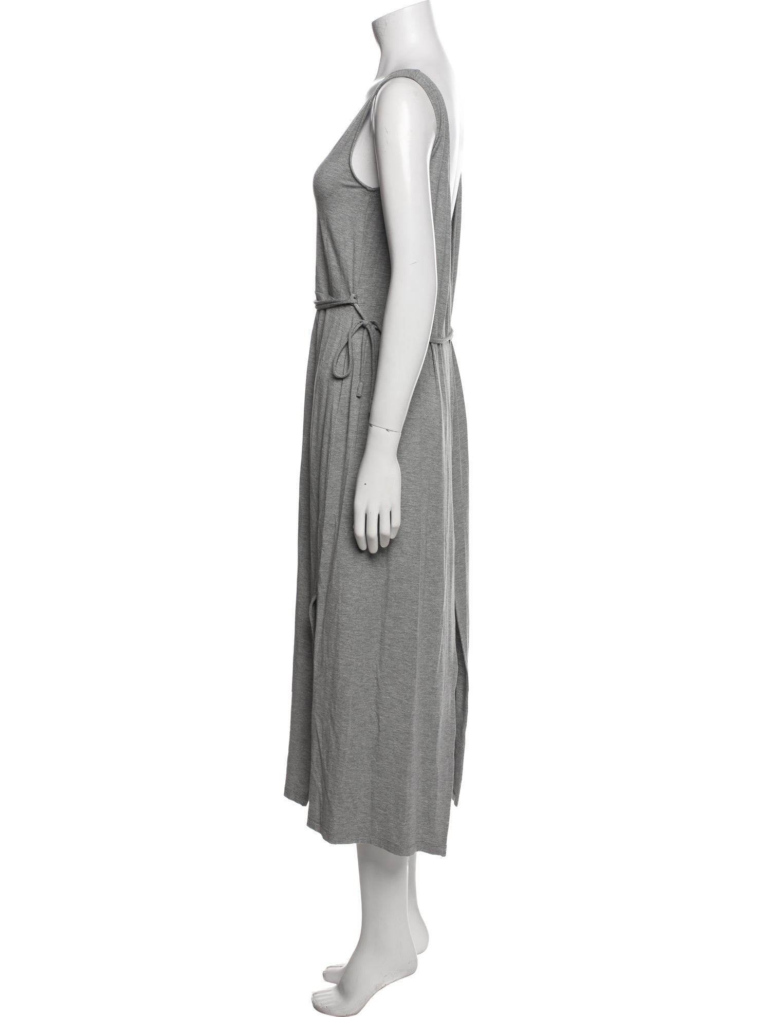 Vince V-Neck Midi Length Dress