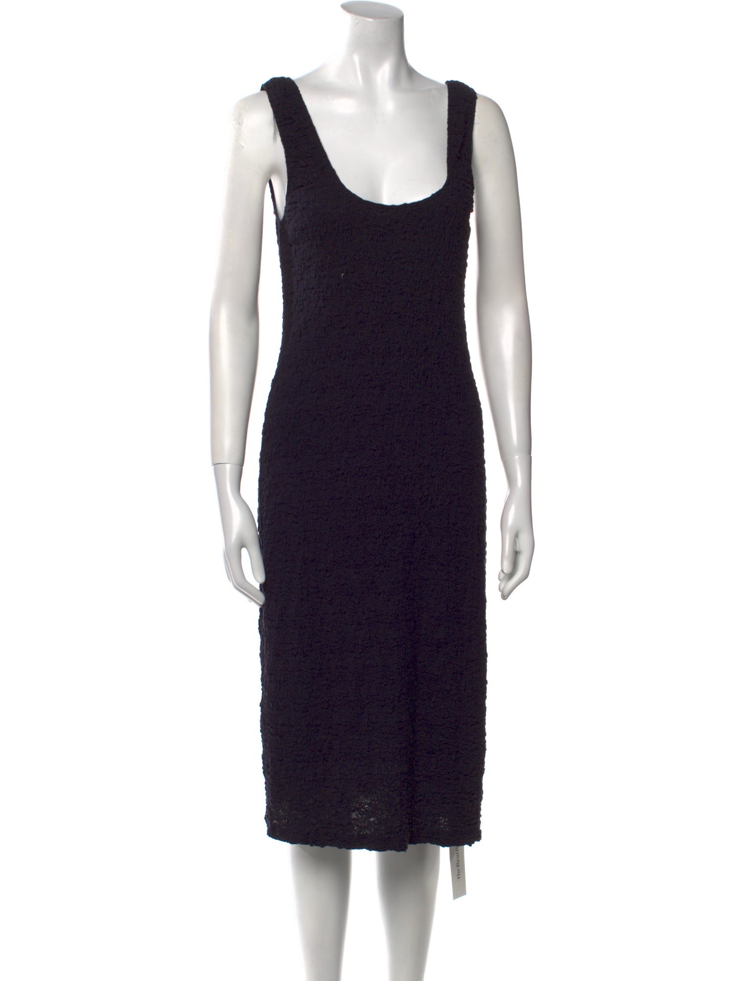 Vince Scoop Neck Midi Length Dress