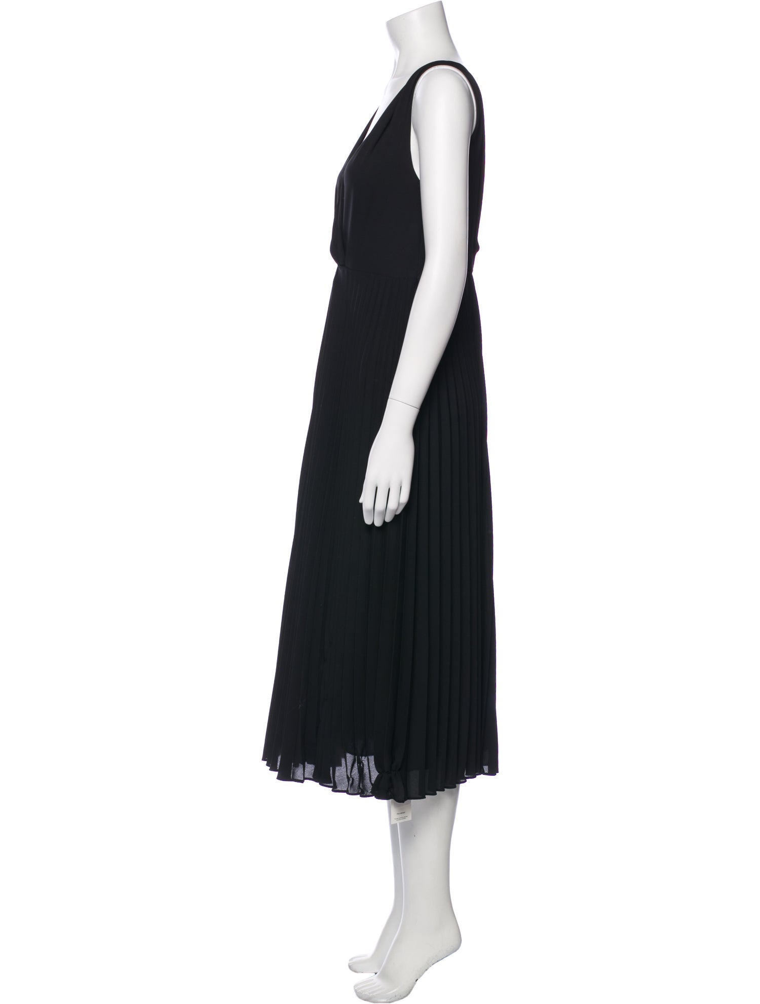Vince V-Neck Midi Length Dress