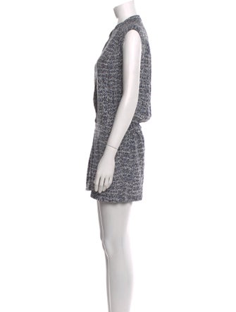 Vince Silk Printed Romper