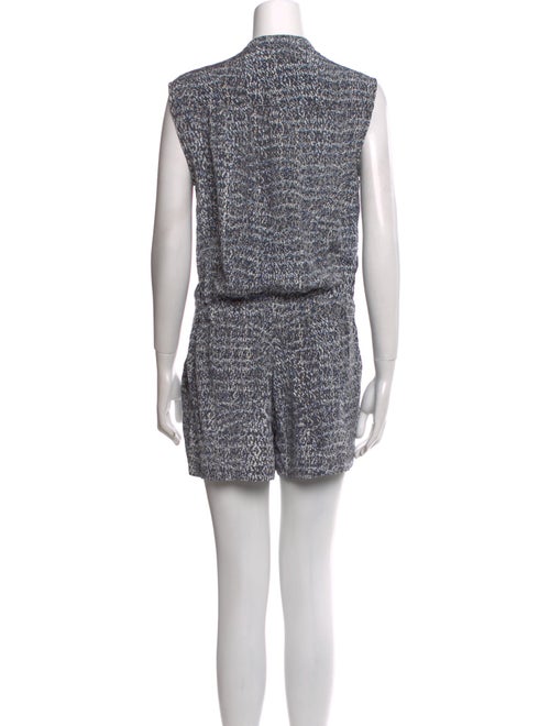 Vince Silk Printed Romper