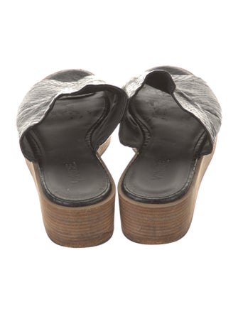 Vince Leather Slides