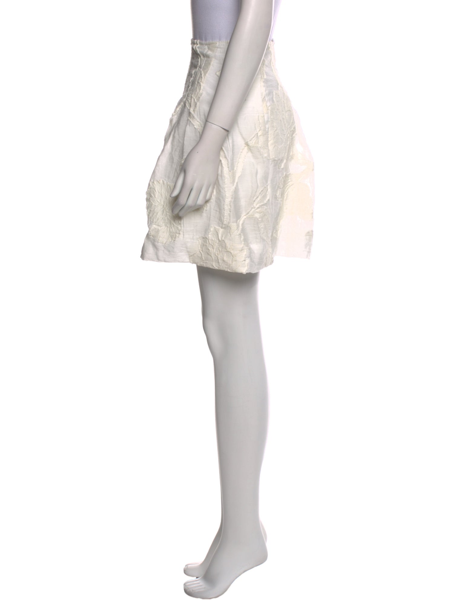 Vince Floral Print Mini Skirt