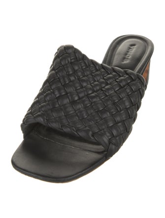 Vince Leather Slides