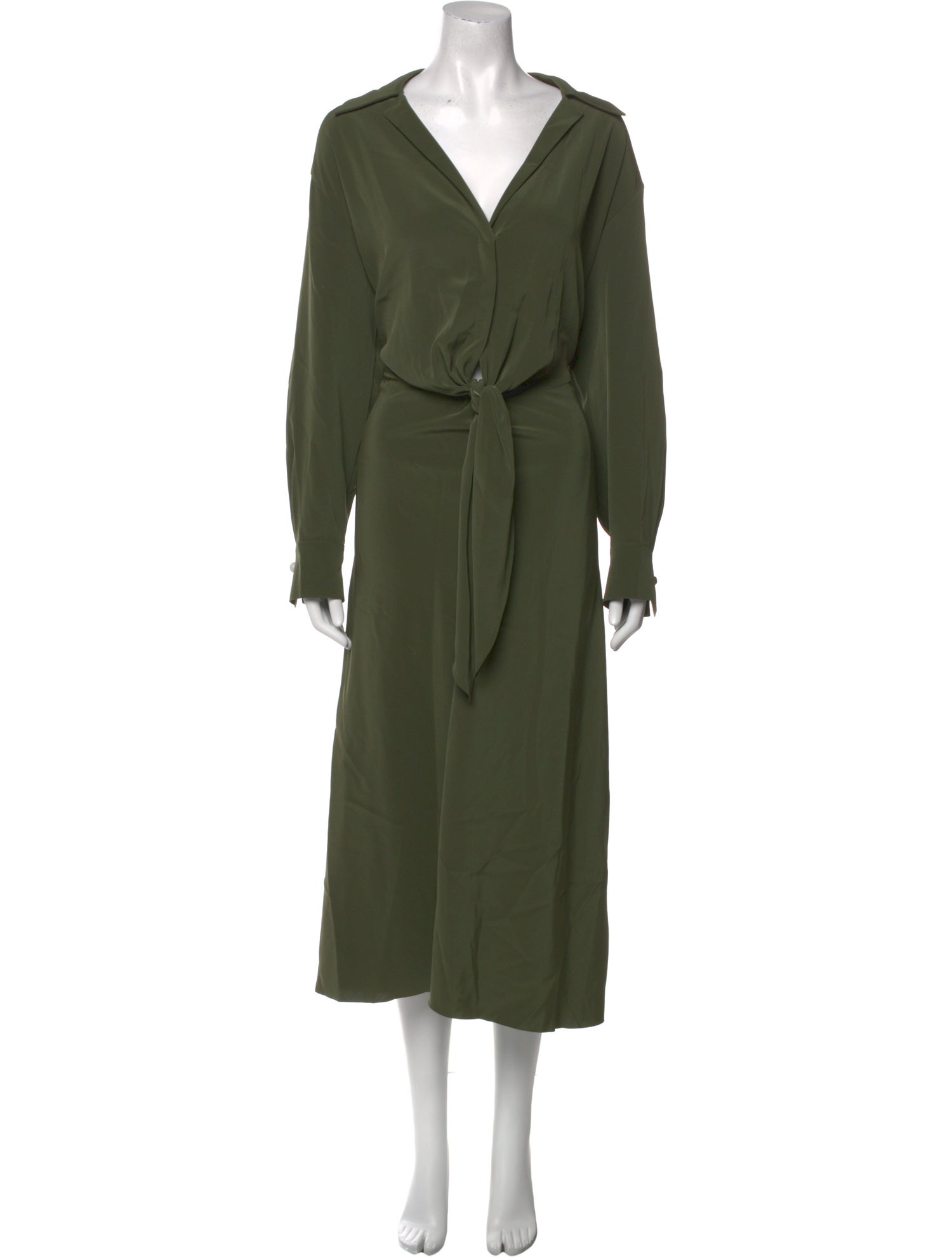 Vince V-Neck Long Dress