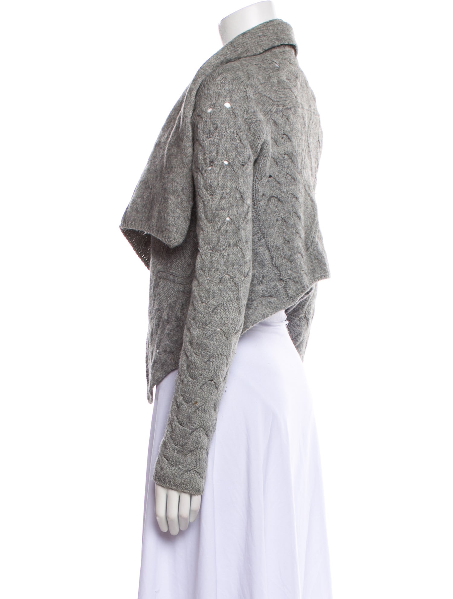 Vince Merino Wool Open Front Sweater