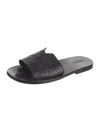 Vince Leather Slides