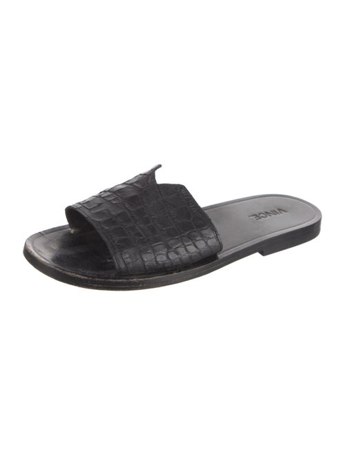 Vince Leather Slides