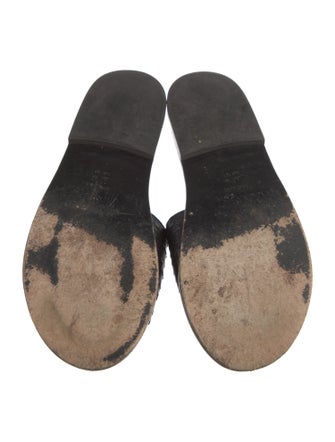 Vince Leather Slides