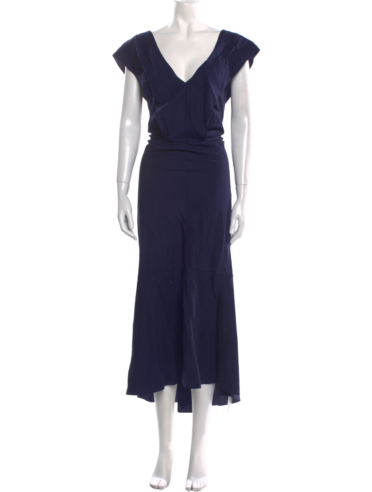 Vince V-Neck Long Dress