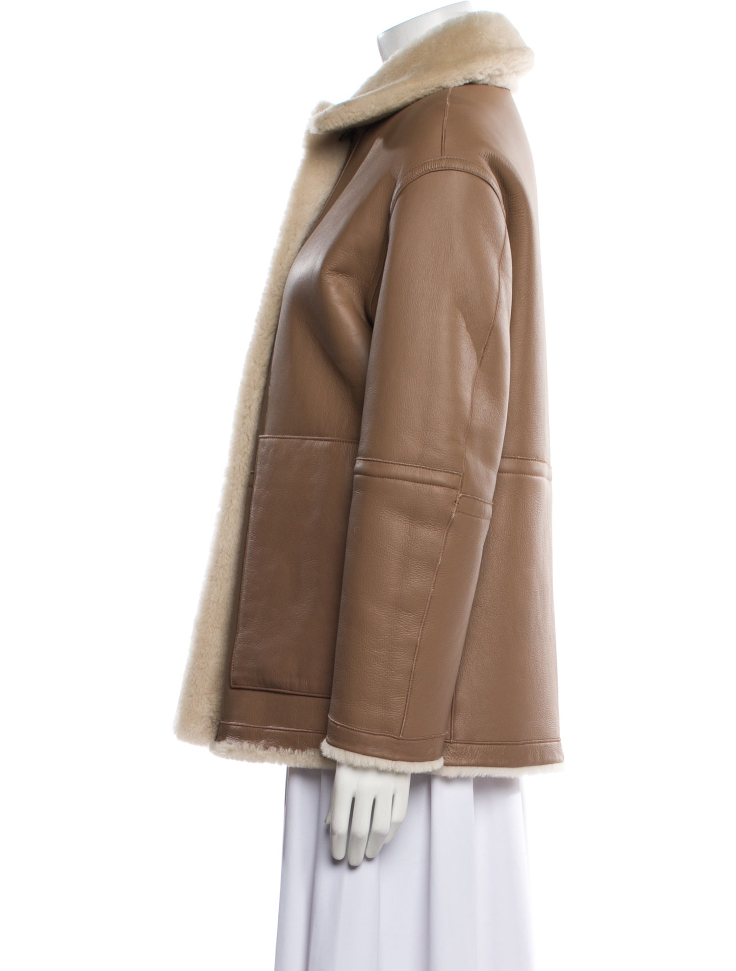 Vince Shearling Fur Coat
